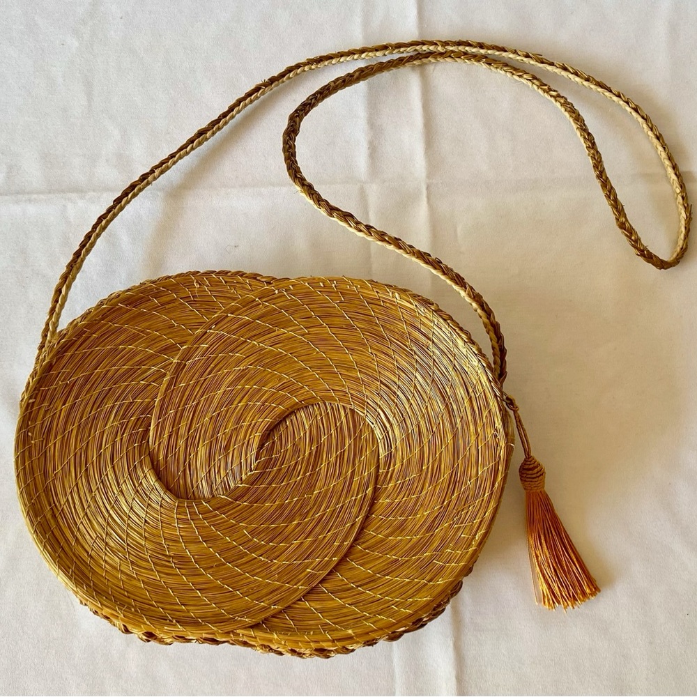 Rare Golden Grass Infinity Purse